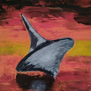 Inception - textured abstract art painting by Alexandra Catană