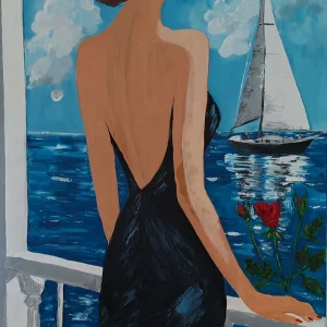 Casino Royale - textured fantasy painting by Alexandra Catană